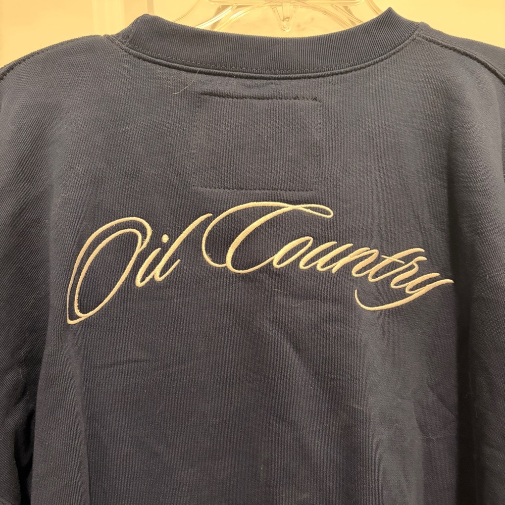 Navy Edmonton Oilers Lauren Mcdavid collab Sweatshirt - Picture 4 of 5